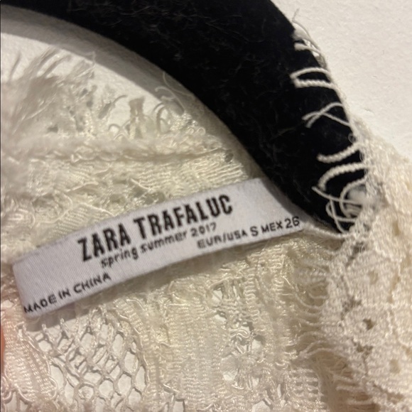 Zara White Lace Top - Picture 2 of 6